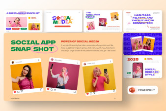 Social Media Presentation PowerPoint Template